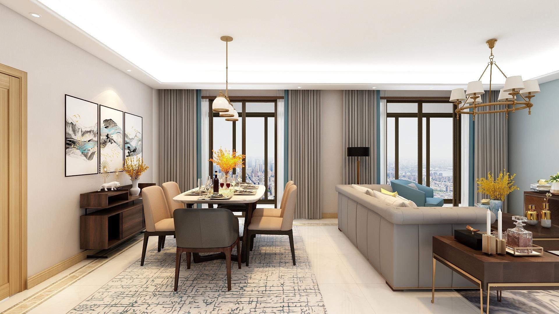 金灣明珠143㎡四室兩廳 經(jīng)典美式風(fēng)格，構(gòu)筑優(yōu)雅舒適理想家